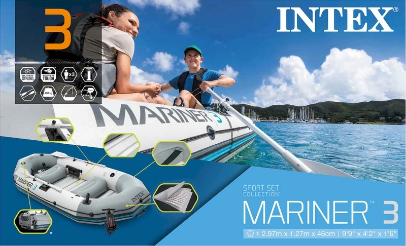 Intex Mariner 3 Opblaasboot Set - Afbeelding 14