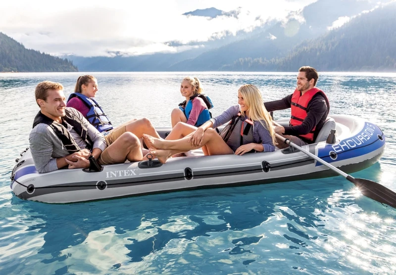 Intex Excursion 5 Opblaasboot Set - Afbeelding 4