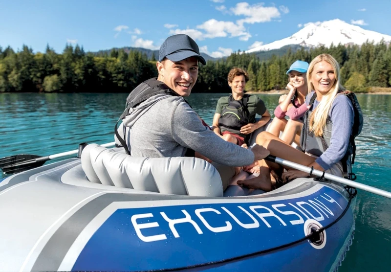 Intex Excursion 4 Opblaasboot Set - Afbeelding 6