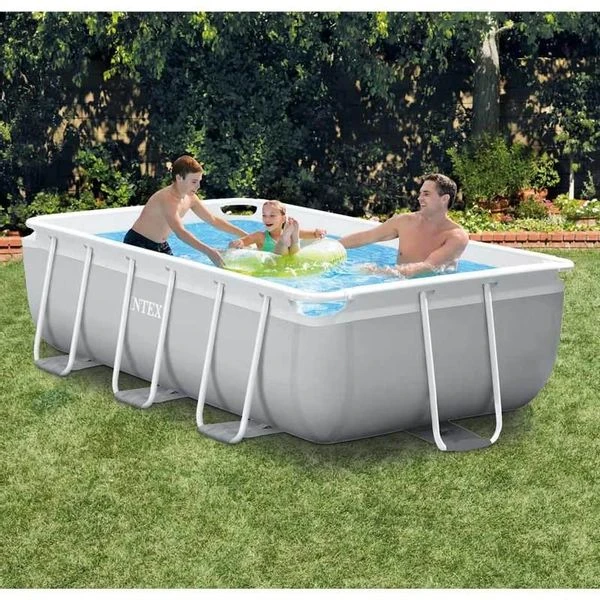 Intex Prism Frame Pool - 300 X 175 X 80 Cm - Met Filterpomp En Trap - Afbeelding 2