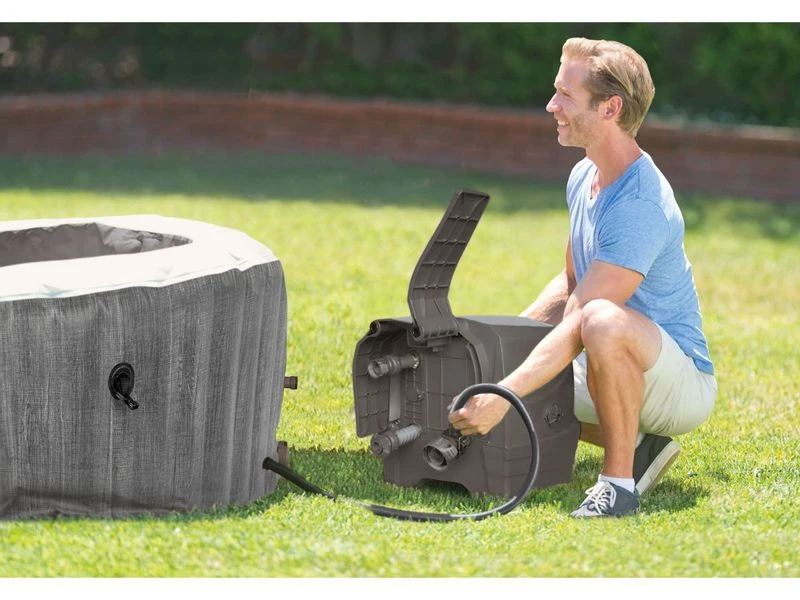 Intex Pure Spa Greywood Deluxe Opblaasbare Spa - 4 Persoons - Afbeelding 11