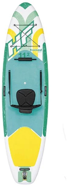 Hydro Force Freesoul Tech Opblaasbare Supboard Set - Met Zitje - Afbeelding 3