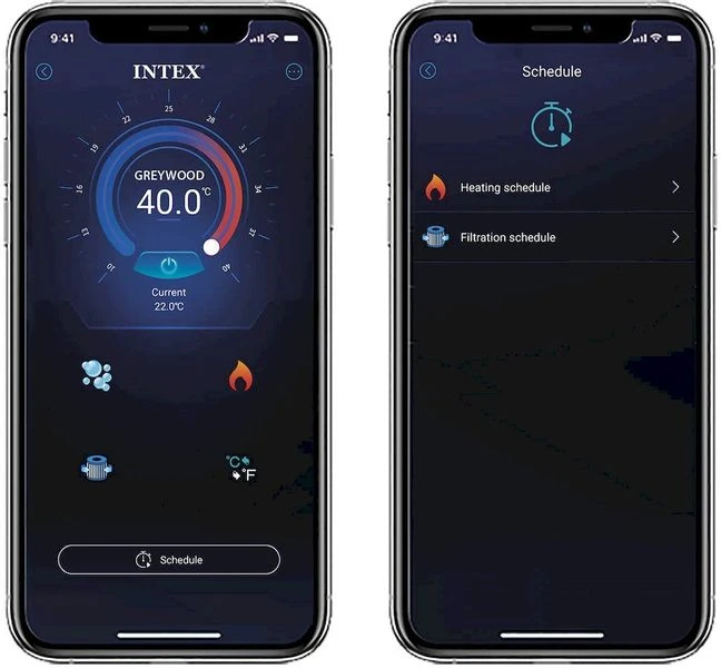 Intex Pure Spa Greywood Deluxe Opblaasbare Spa - 4 Persoons - Afbeelding 5