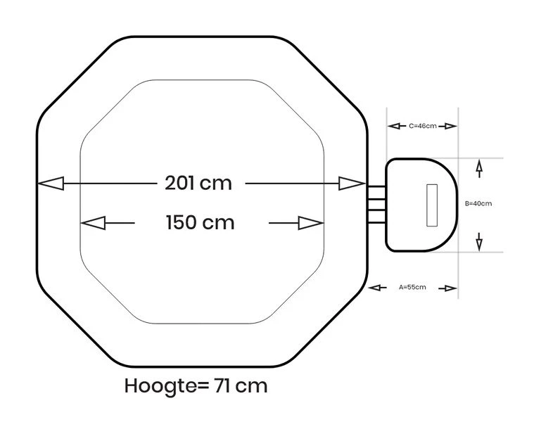 Intex Pure Spa Jet & Bubble Deluxe Opblaasbare Spa - 4 Persoons - Afbeelding 9