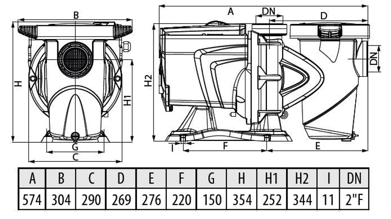 DAB E-Swim 300 M Variabele Zwembadpomp - Afbeelding 8